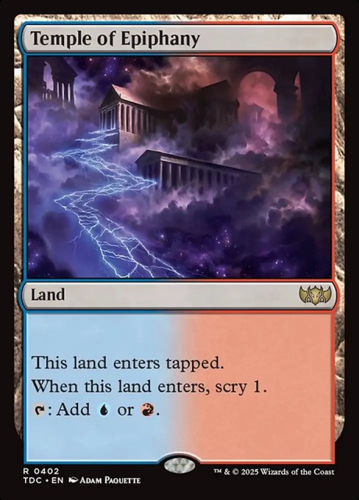 Temple of Epiphany (402) [Tarkir: Dragonstorm Commander]