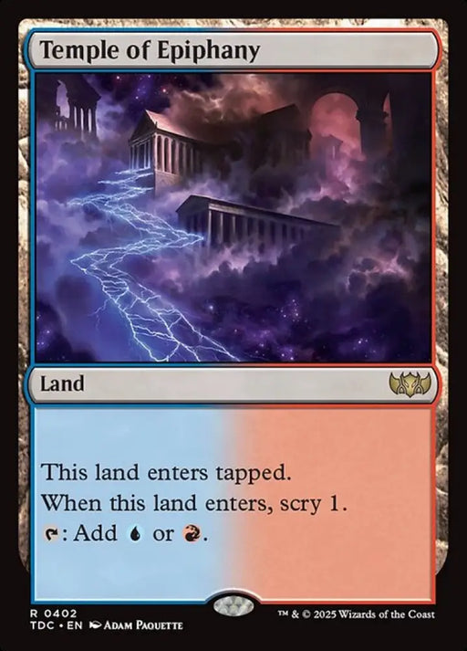 Temple of Epiphany (402) [Tarkir: Dragonstorm Commander]