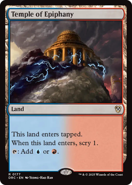 Temple of Epiphany [Aetherdrift Commander] - MTG Single