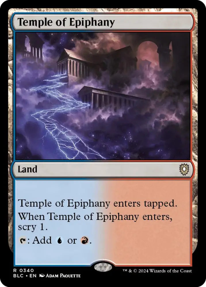 Temple of Epiphany [Bloomburrow Commander] - MTG Single