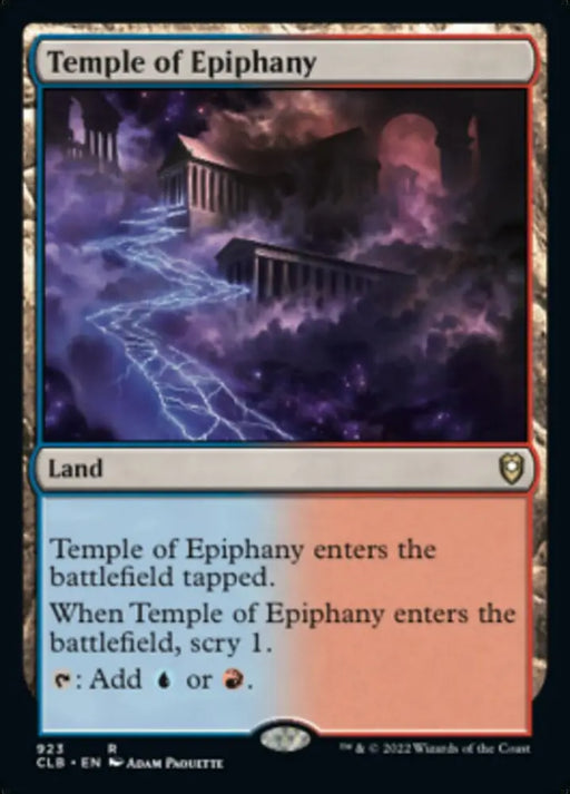 Temple of Epiphany [Commander Legends: Battle for Baldur’s Gate] - MTG Single