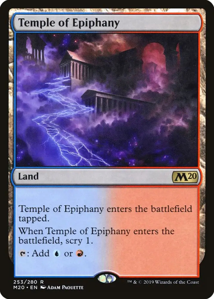 Temple of Epiphany [Core Set 2020] - MTG Single