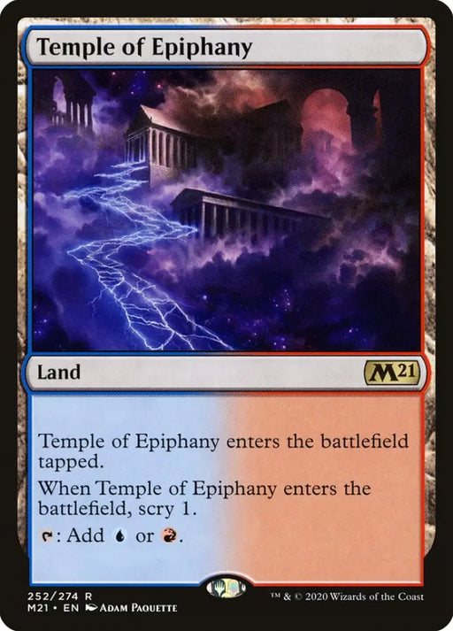 Temple of Epiphany [Core Set 2021] - MTG Single