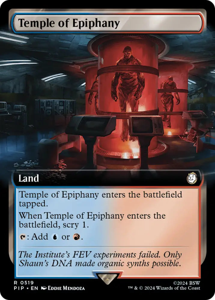 Temple of Epiphany (Extended Art) [Fallout] - MTG Single