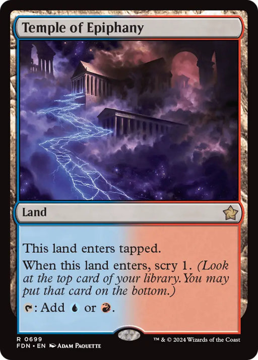 Temple of Epiphany [Foundations] - MTG Single