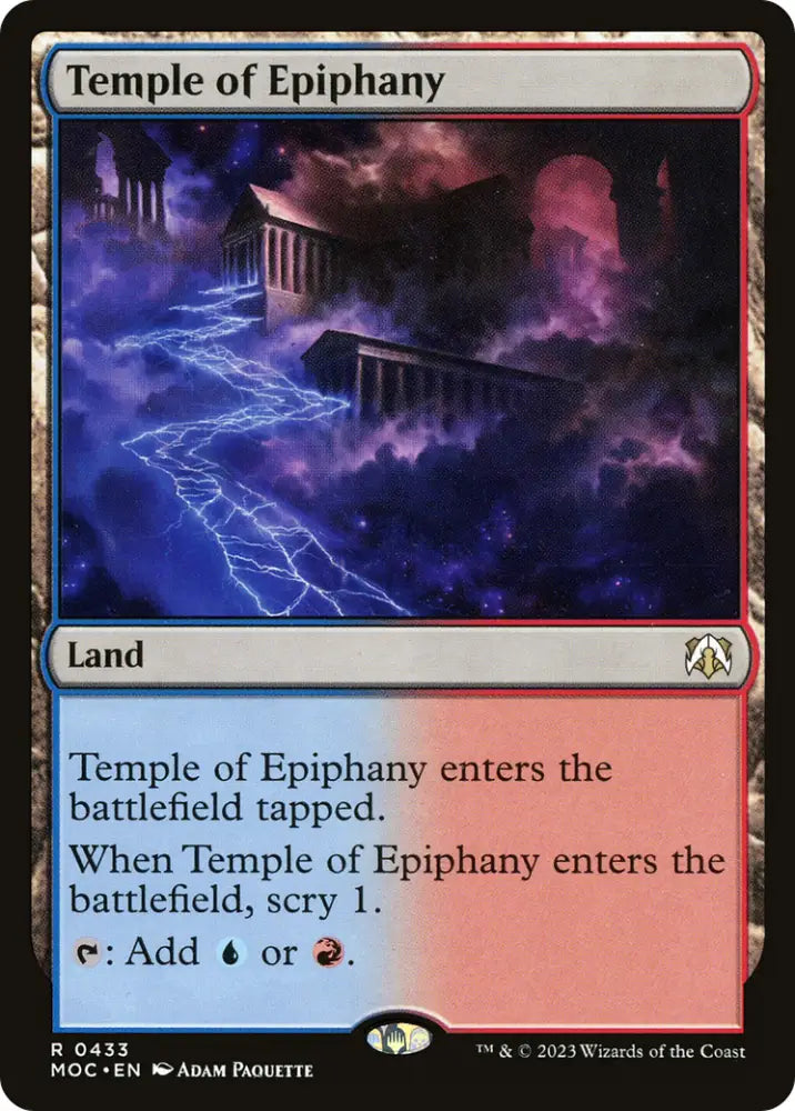 Temple of Epiphany [March of the Machine Commander] - MTG Single