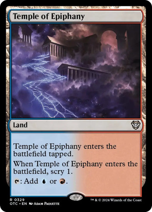 Temple of Epiphany [Outlaws of Thunder Junction Commander] - MTG Single