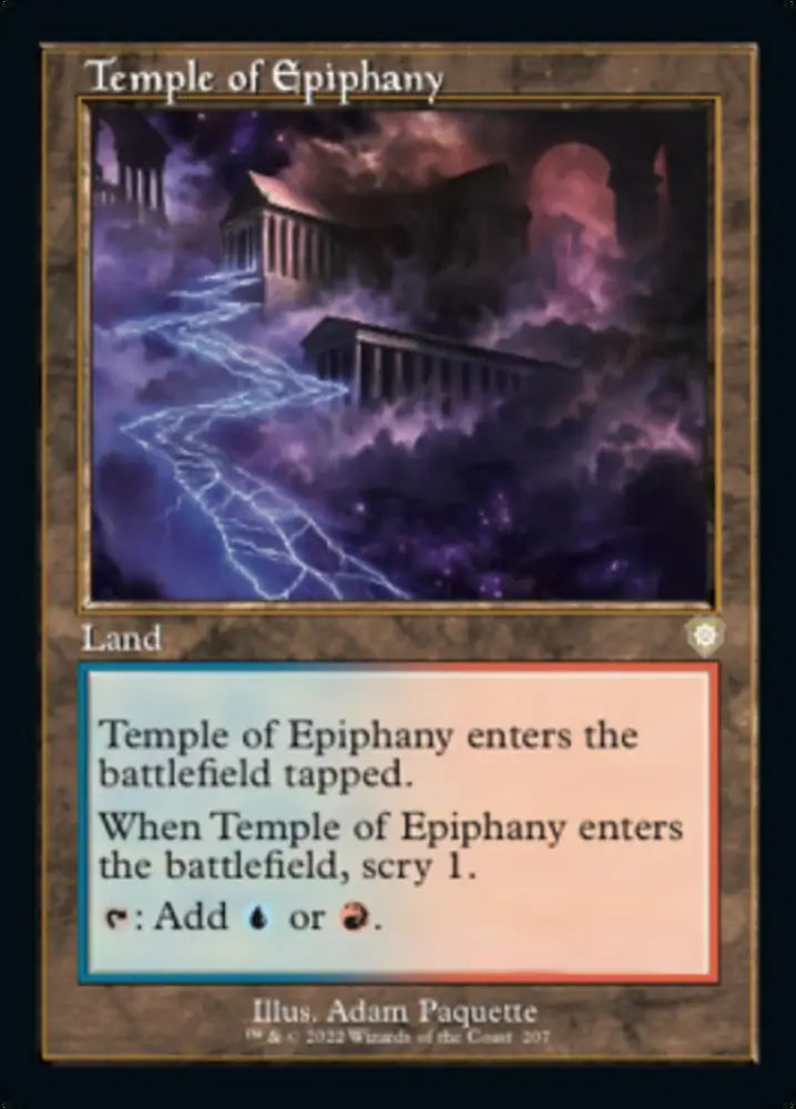 Temple of Epiphany (Retro) [The Brothers’ War Commander] - MTG Single