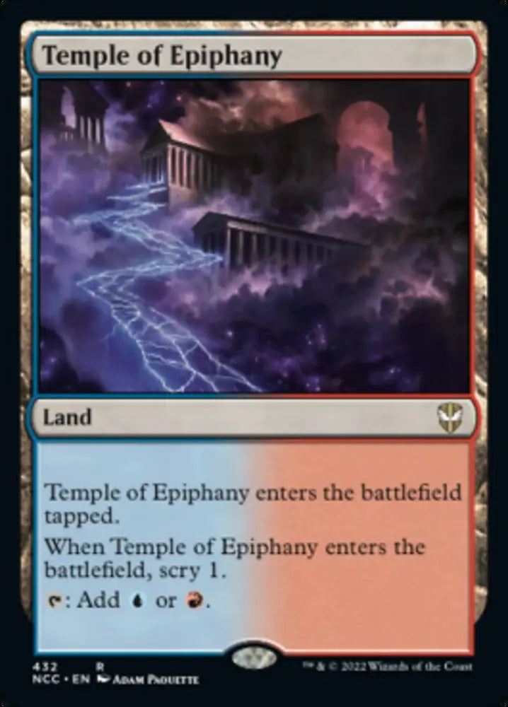 Temple of Epiphany [Streets of New Capenna Commander] - MTG Single