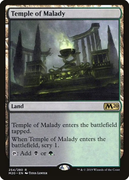 Temple of Malady [Core Set 2020] - MTG Single