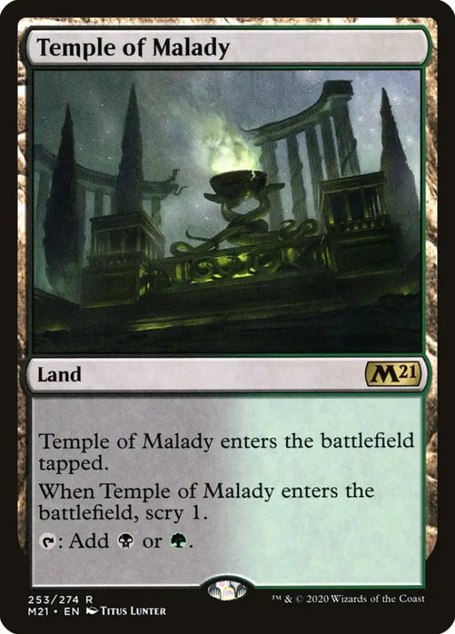 Temple of Malady [Core Set 2021] - MTG Single