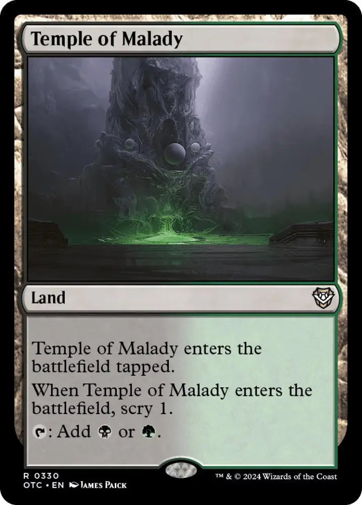 Temple of Malady [Outlaws of Thunder Junction Commander] - MTG Single