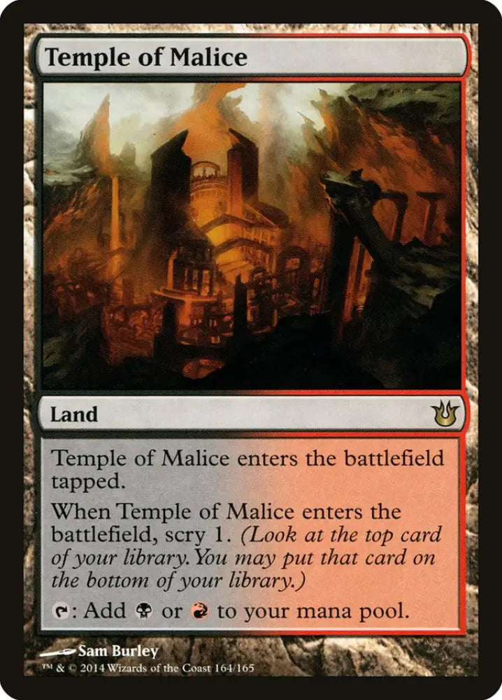 Temple of Malice [Born of the Gods] - MTG Single