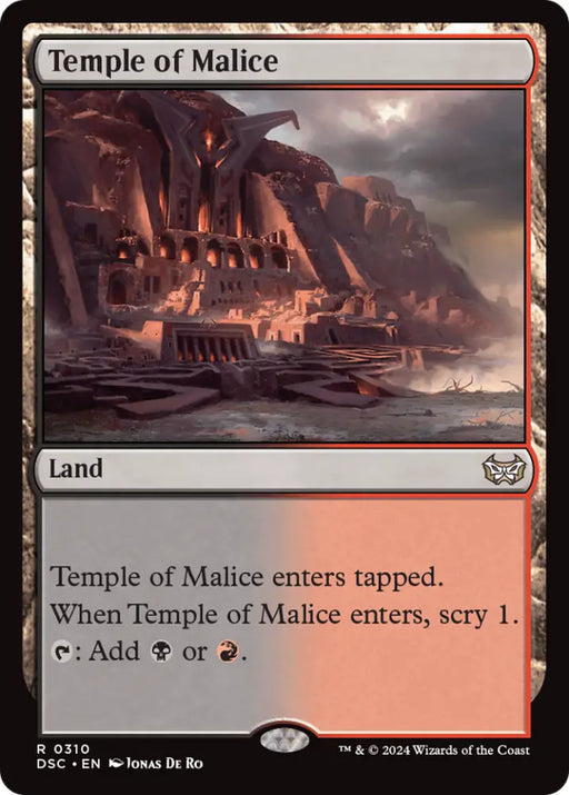 Temple of Malice [Duskmourn: House of Horror Commander] - MTG Single