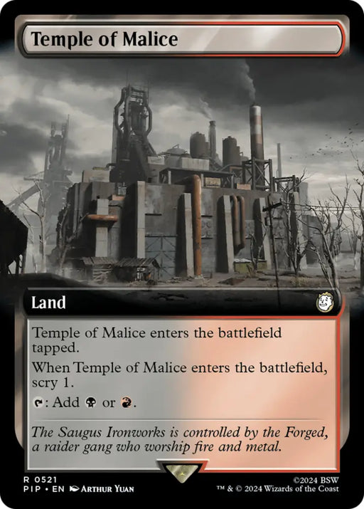 Temple of Malice (Extended Art) [Fallout] - MTG Single