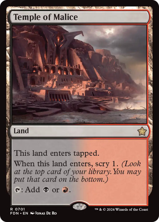 Temple of Malice [Foundations] - MTG Single