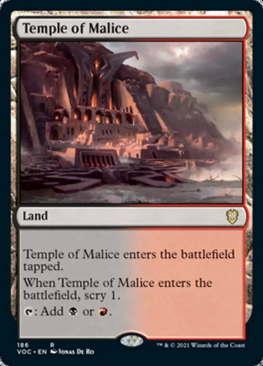 Temple of Malice [Innistrad: Crimson Vow Commander] - MTG Single