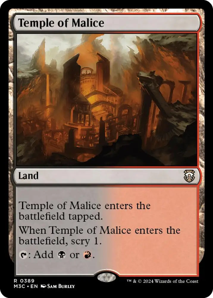 Temple of Malice [Modern Horizons 3 Commander] - MTG Single
