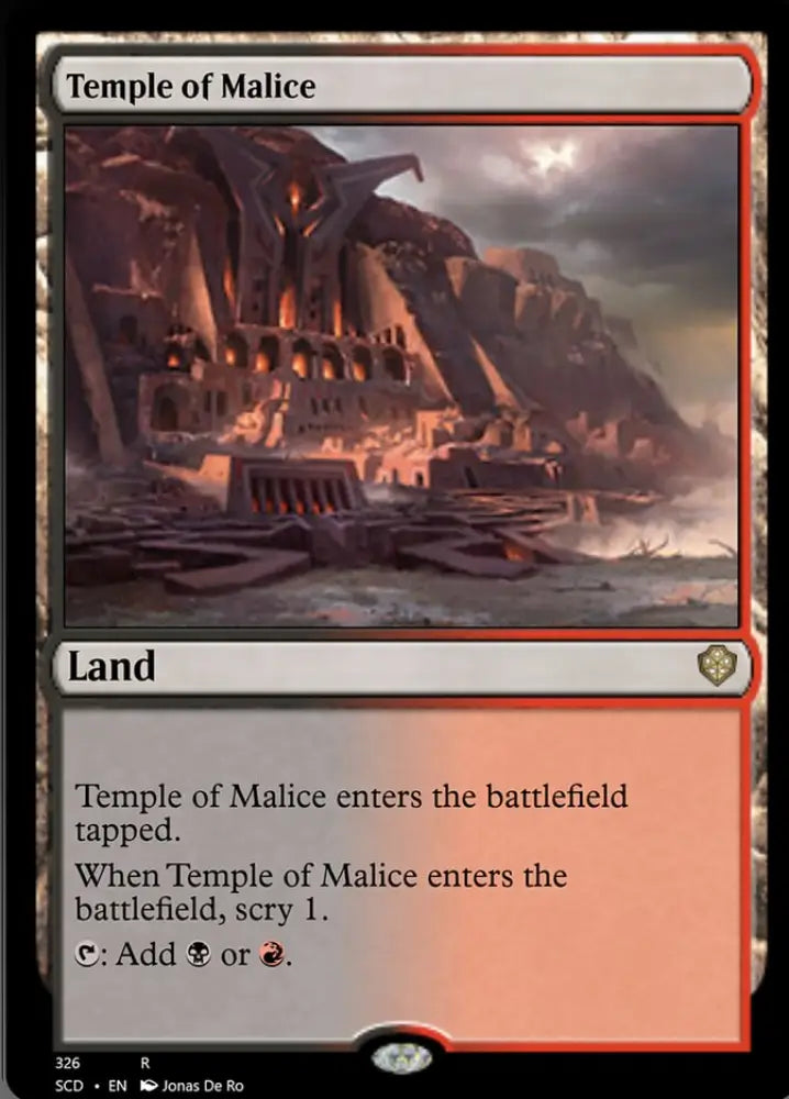 Temple of Malice [Starter Commander Decks] - MTG Single