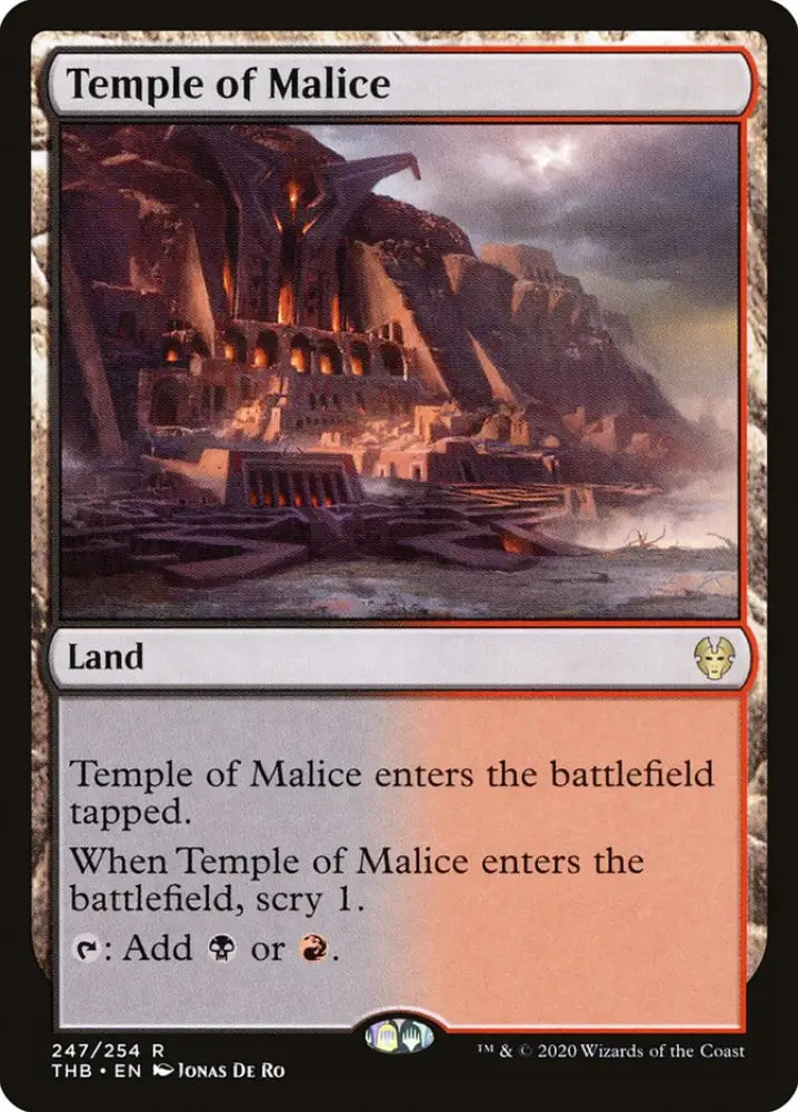 Temple of Malice [Theros Beyond Death] - MTG Single