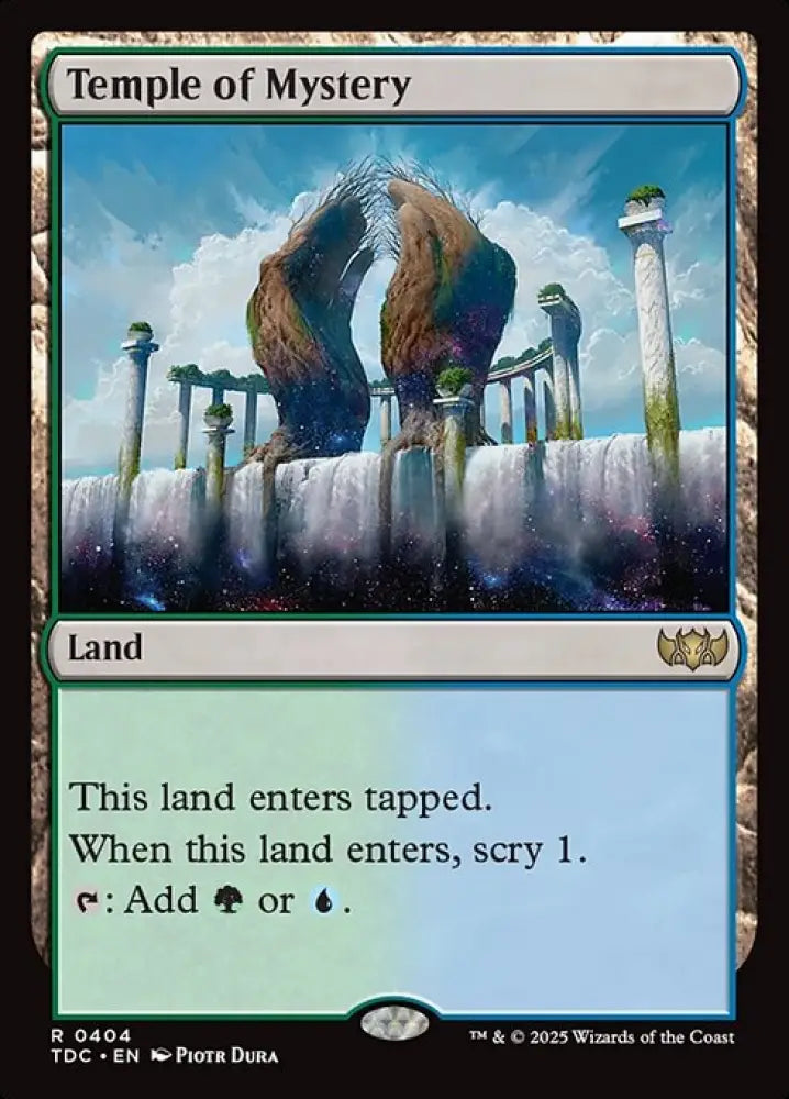 Temple of Mystery (404) [Tarkir: Dragonstorm Commander]