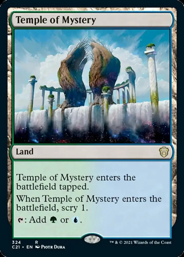 Temple of Mystery [Commander 2021] - MTG Single