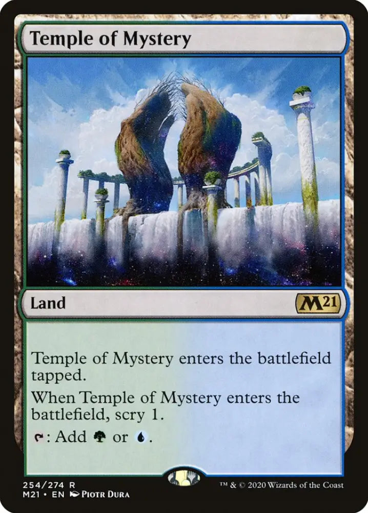 Temple of Mystery [Core Set 2021] - MTG Single