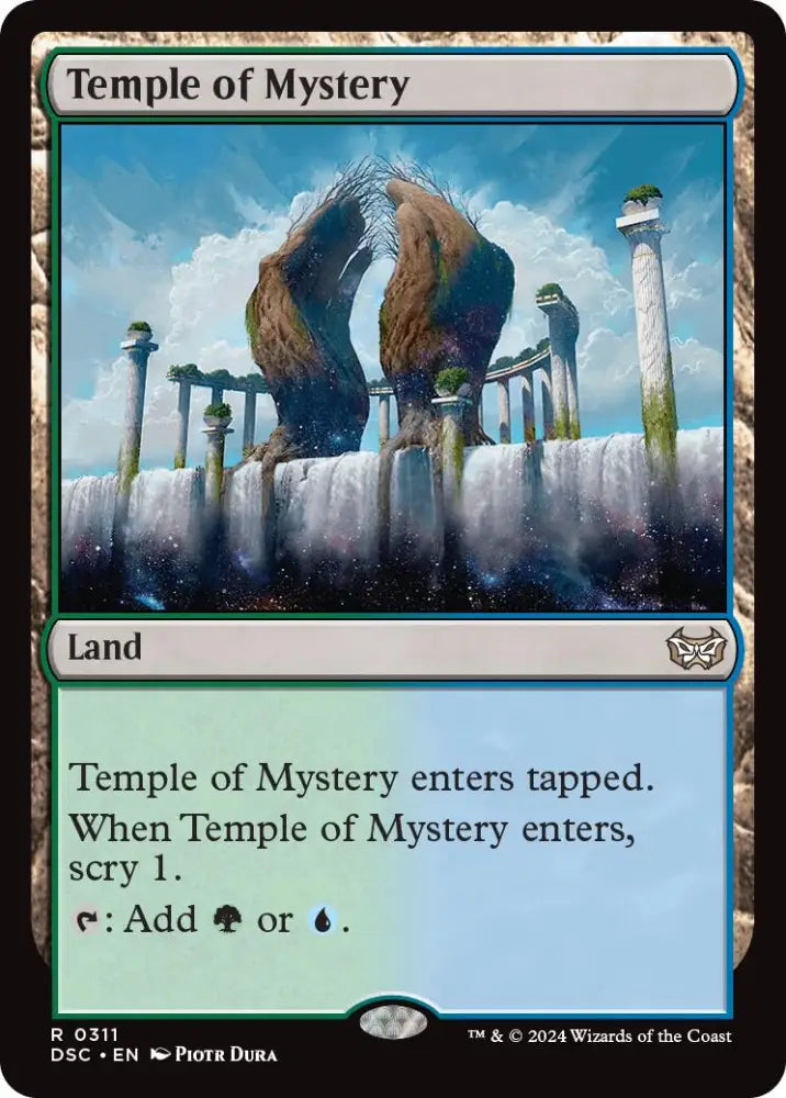 Temple of Mystery [Duskmourn: House of Horror Commander] - MTG Single
