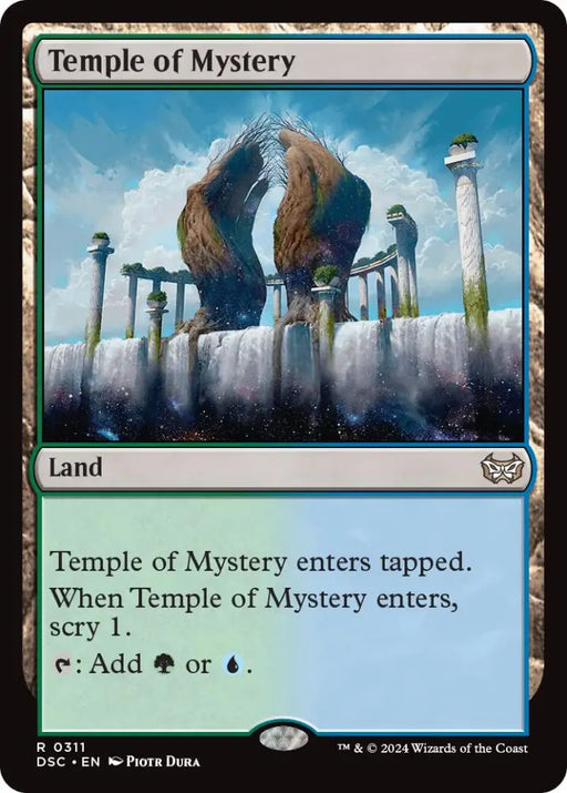 Temple of Mystery [Duskmourn: House of Horror Commander] - MTG Single