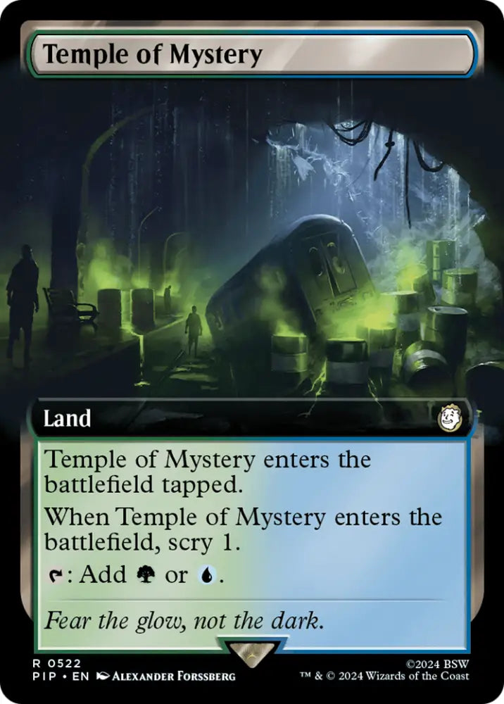 Temple of Mystery (Extended Art) [Fallout] - MTG Single
