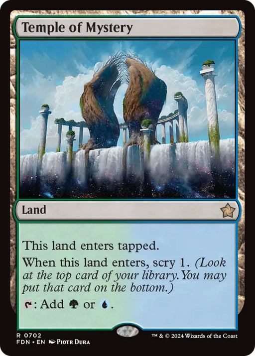 Temple of Mystery [Foundations] - MTG Single