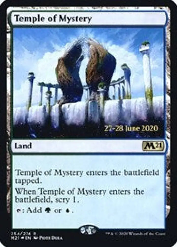 Temple of Mystery (M21) (254) [Prerelease Cards]