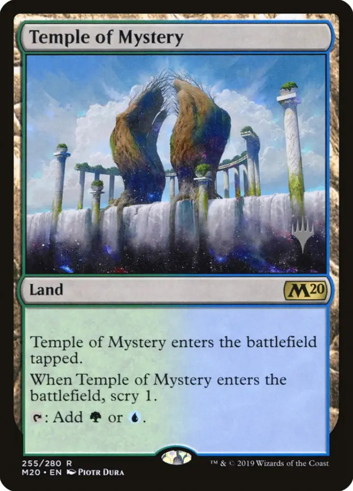 Temple of Mystery (Promo Pack) [Core Set 2020 Promos] - MTG Single