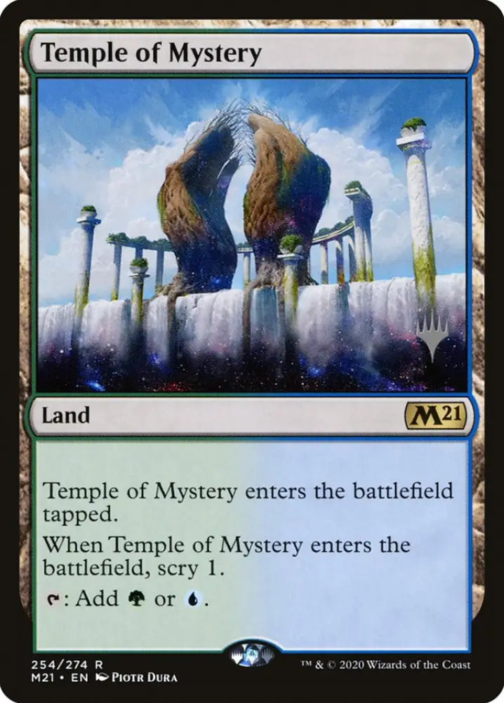 Temple of Mystery (Promo Pack) [Core Set 2021 Promos] - MTG Single