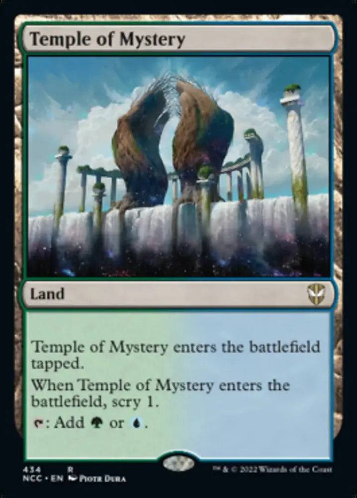 Temple of Mystery [Streets of New Capenna Commander] - MTG Single