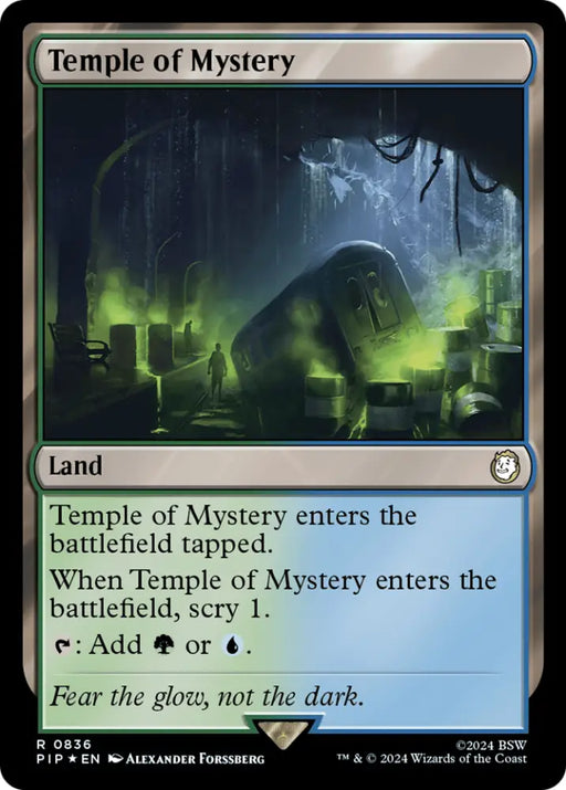 Temple of Mystery (Surge Foil) [Fallout] - MTG Single
