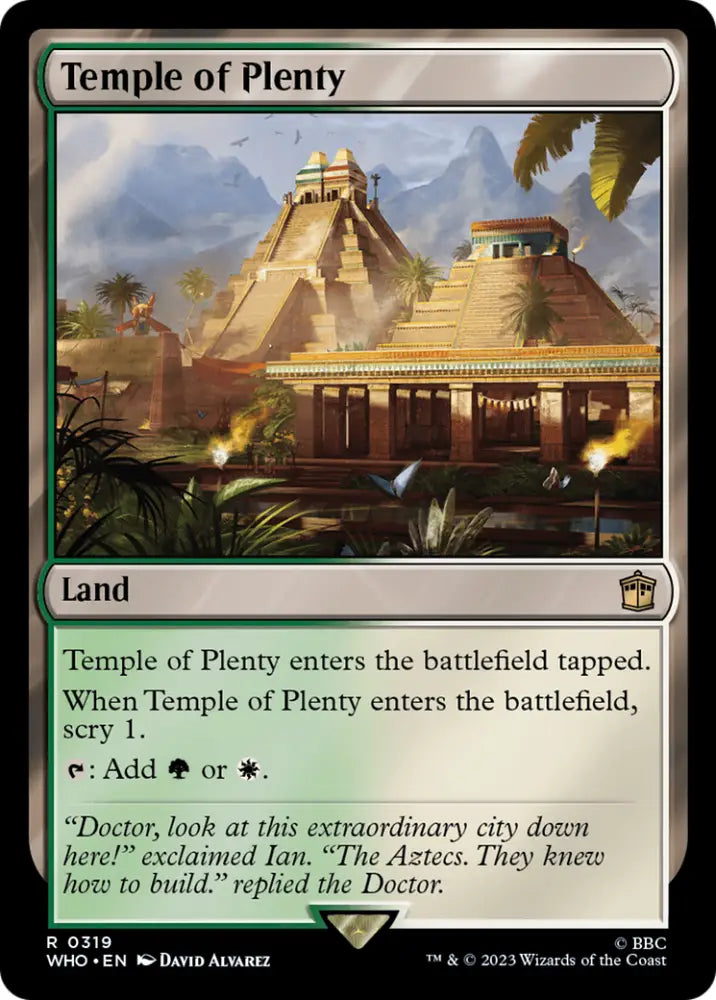 Temple of Plenty [Doctor Who] - MTG Single