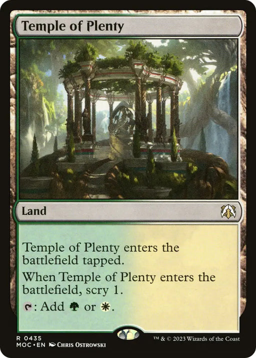 Temple of Plenty [March of the Machine Commander] - MTG Single