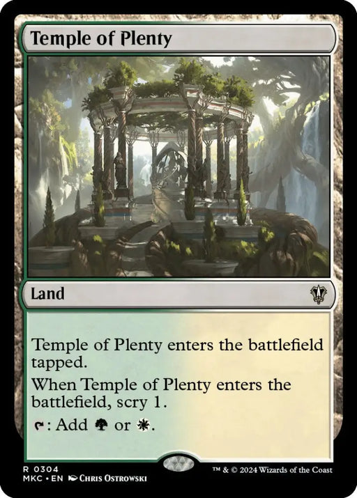 Temple of Plenty [Murders at Karlov Manor Commander] - MTG Single