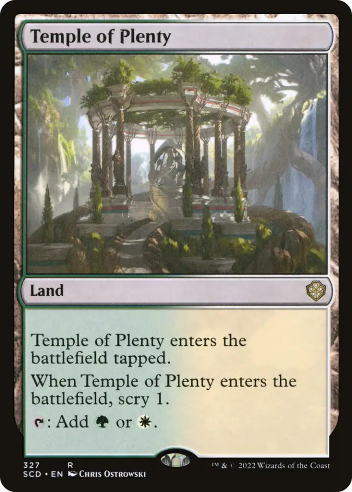 Temple of Plenty [Starter Commander Decks] - MTG Single