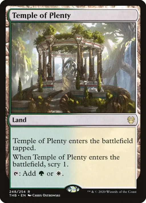 Temple of Plenty [Theros Beyond Death] - MTG Single