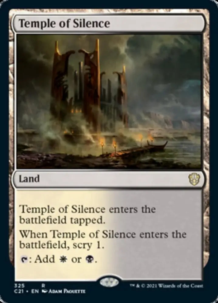 Temple of Silence [Commander 2021] - MTG Single