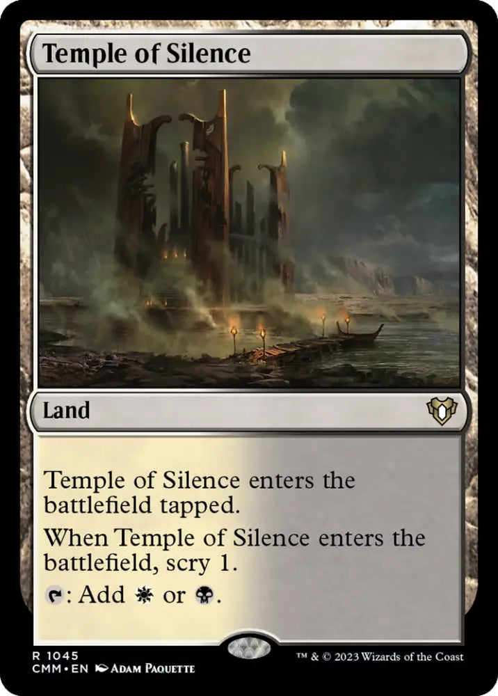 Temple of Silence [Commander Masters] - MTG Single