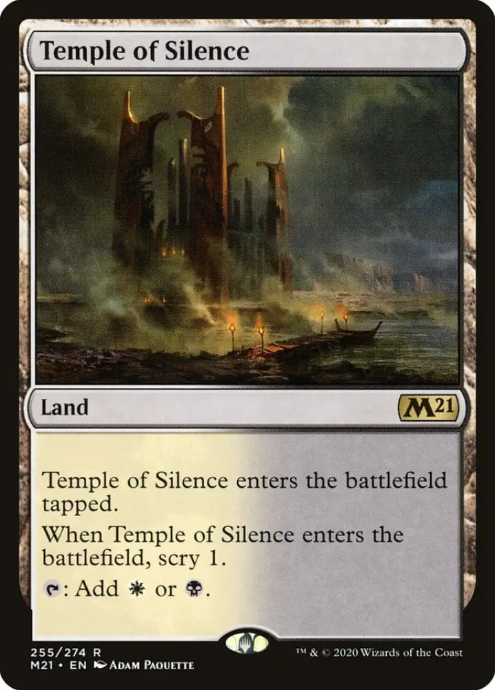 Temple of Silence [Core Set 2021] - MTG Single