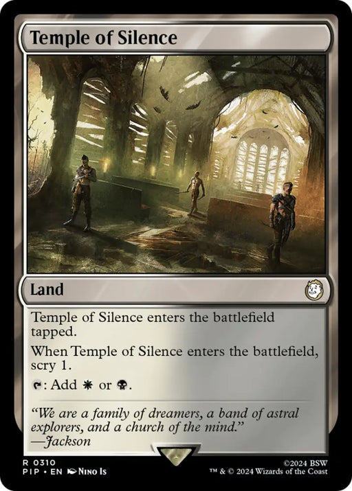 Temple of Silence [Fallout] - MTG Single