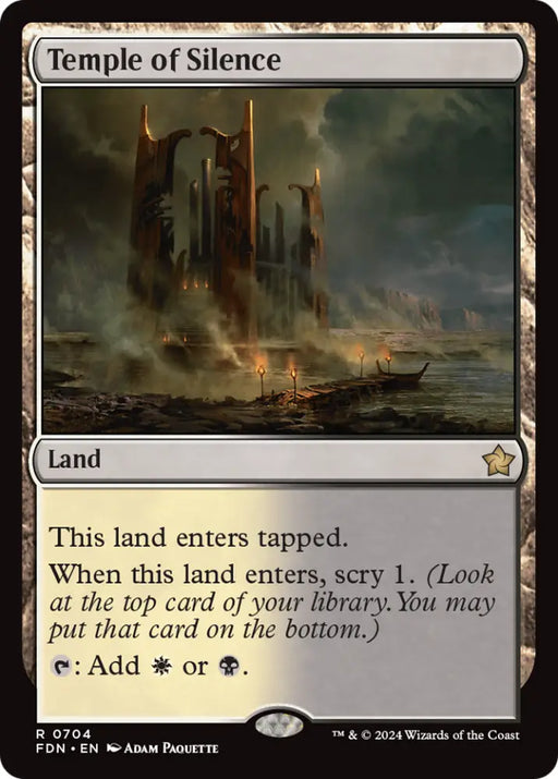 Temple of Silence [Foundations] - MTG Single