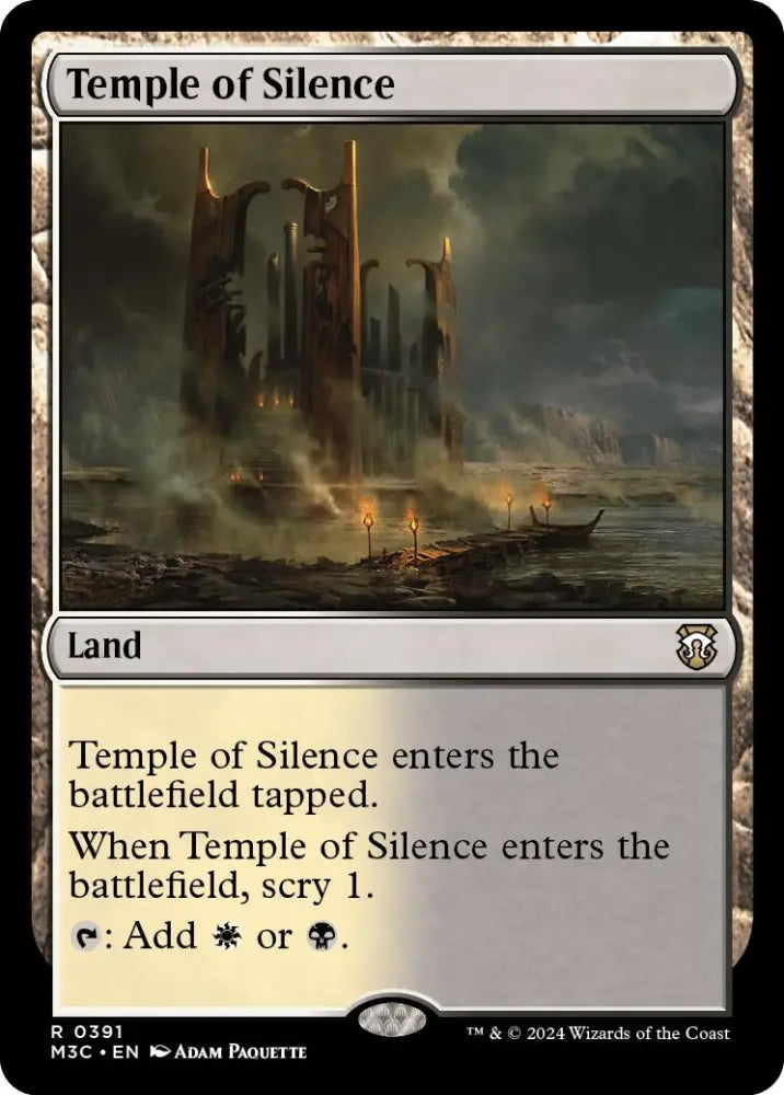 Temple of Silence [Modern Horizons 3 Commander] - MTG Single