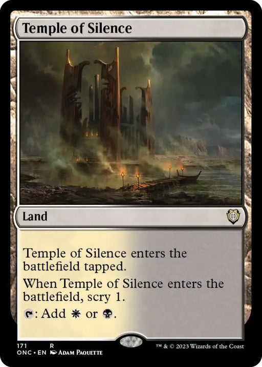 Temple of Silence [Phyrexia: All Will Be One Commander] - MTG Single