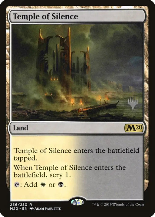 Temple of Silence (Promo Pack) [Core Set 2020 Promos] - MTG Single