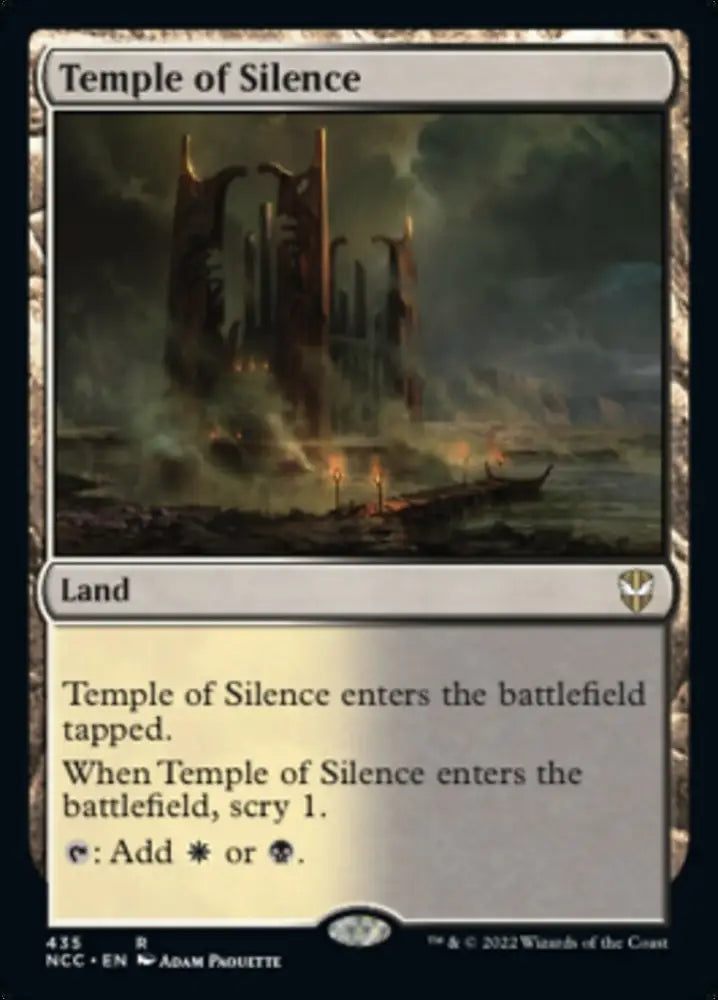 Temple of Silence [Streets of New Capenna Commander] - MTG Single